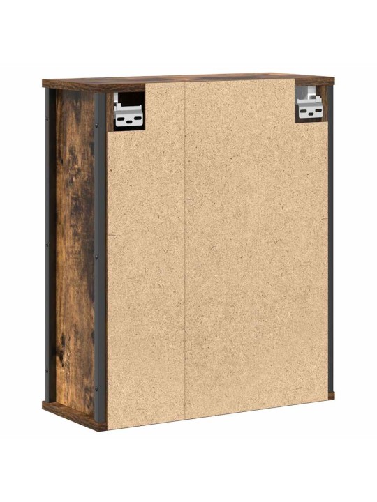 Kylpyhuoneen seinäkaappi peilillä savustammi 50x21x60 cm