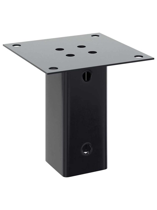 Pylväiden pohjat neliö 12 kpl 61x61 mm jauhemaalattu teräs