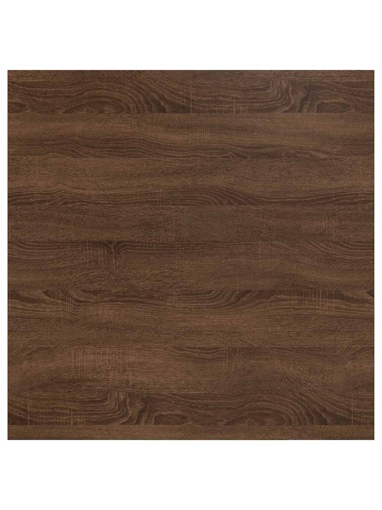 Sohvapöytä laatikoilla ruskea tammi 100x100x40 cm