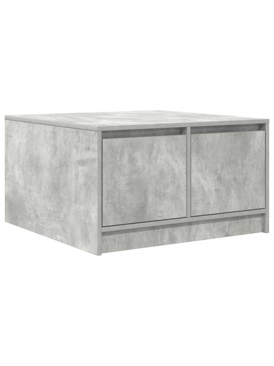 Sohvapöytä laatikoilla betonin harmaa 70,5x70x40 cm