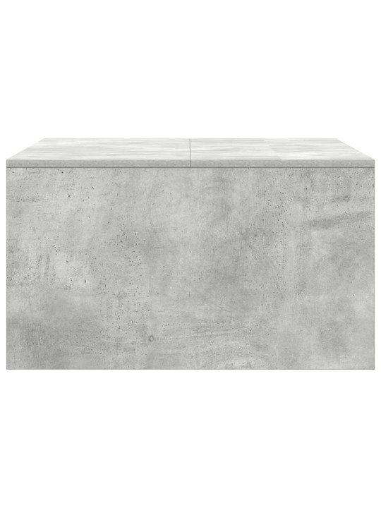 Sohvapöytä laatikoilla betonin harmaa 70,5x70x40 cm