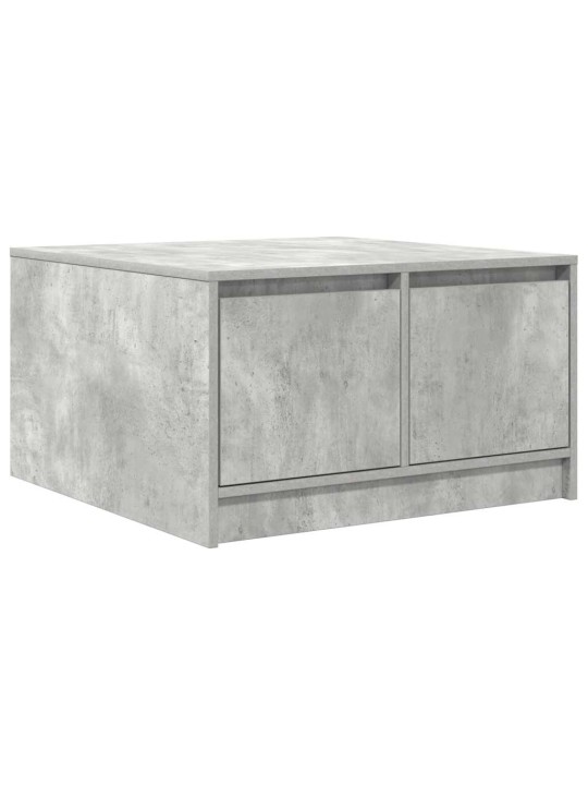 Sohvapöytä laatikoilla betonin harmaa 70,5x70x40 cm