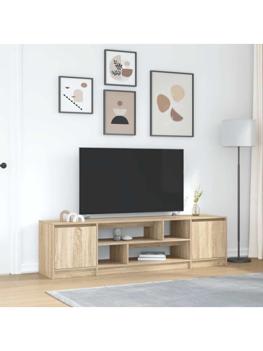 Tv-taso sonoma-tammi 188,5x41x50 cm tekninen puu