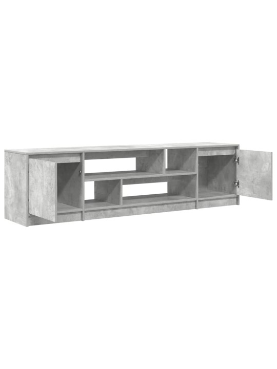 Tv-taso betoninharmaa 188,5x41x50 cm tekninen puu