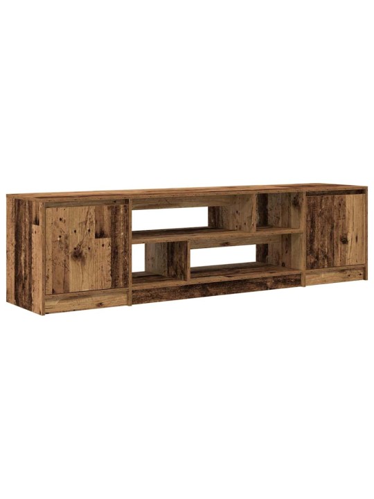 Tv-taso vanhaa puuta 188,5x41x50 cm lastulevy