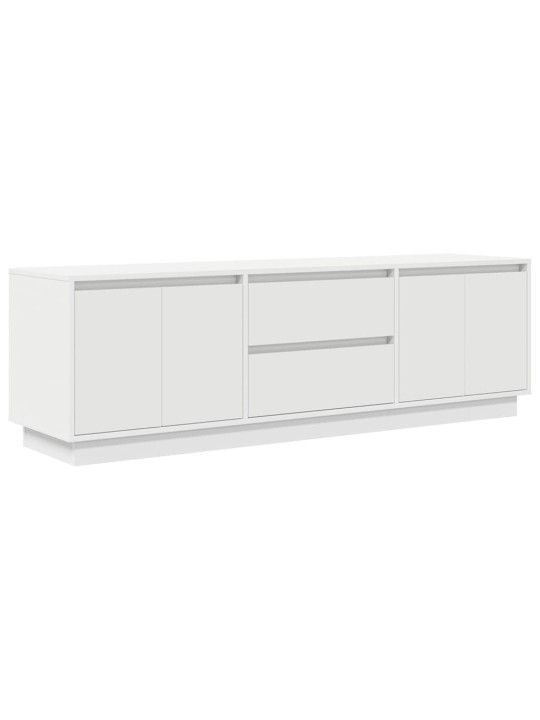 Tv-taso led-valoilla valkoinen 160,5x41x50 cm