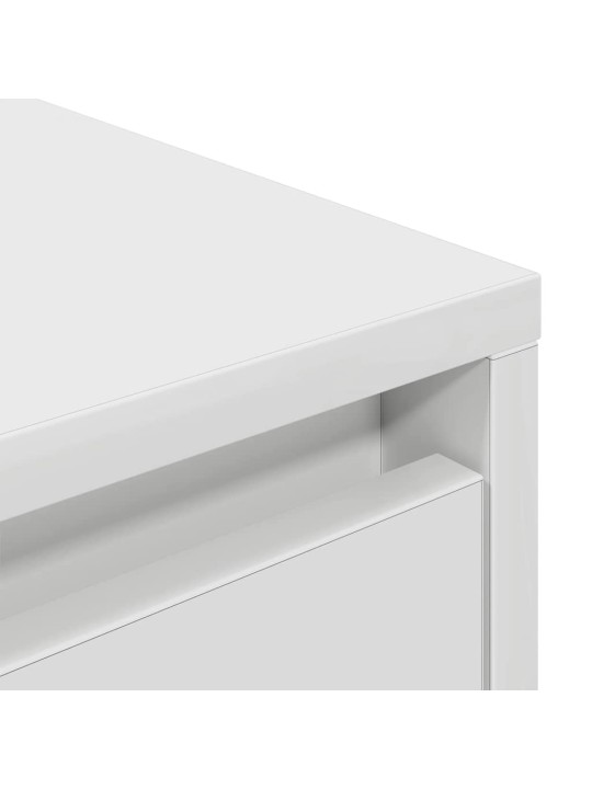 Tv-taso led-valoilla valkoinen 160,5x41x50 cm