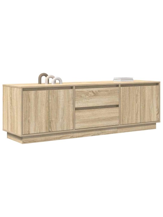 Tv-taso led-valoilla sonoma-tammi 160,5x41x50 cm