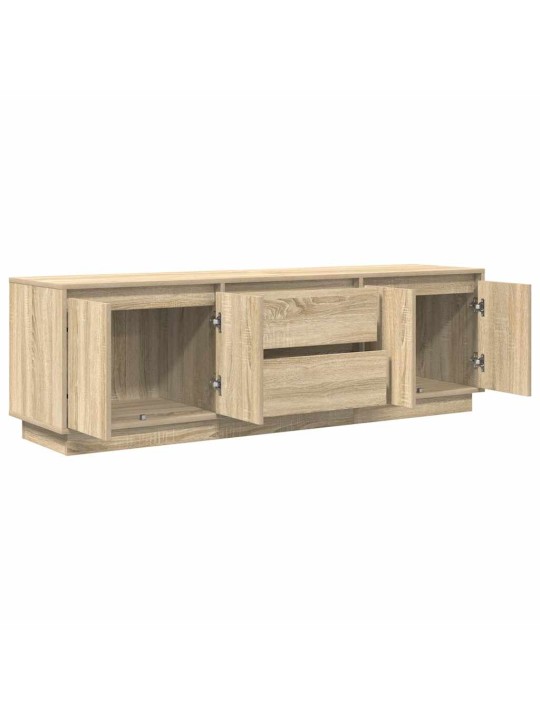 Tv-taso led-valoilla sonoma-tammi 160,5x41x50 cm