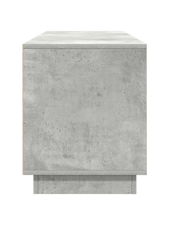 Tv-taso led-valoilla betoninharmaa 160,5x41x50 cm