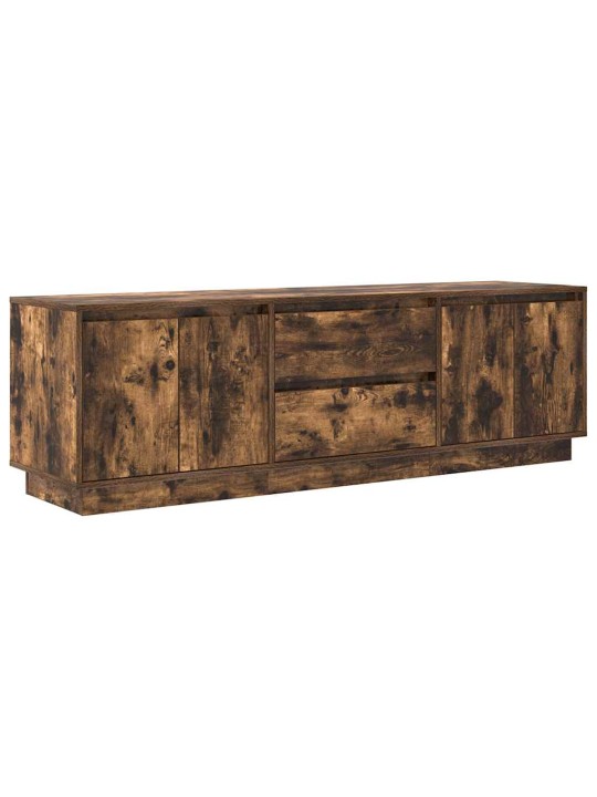Tv-taso led-valoilla savutammi 160,5x41x50 cm