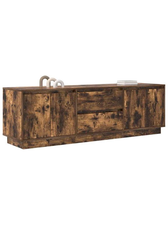 Tv-taso led-valoilla savutammi 160,5x41x50 cm