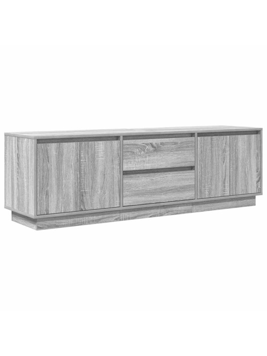 Tv-taso led-valoilla harmaa sonoma 160,5x41x50 cm