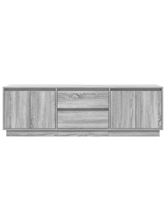 Tv-taso led-valoilla harmaa sonoma 160,5x41x50 cm