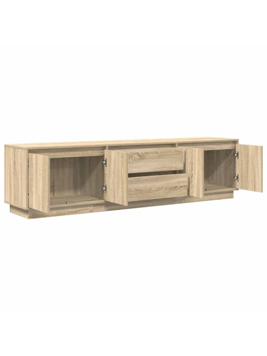 Tv-taso led-valoilla sonoma-tammi 193,5x41x50 cm