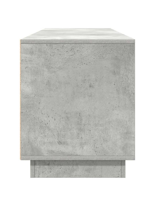 Tv-taso led-valoilla betoninharmaa 193,5x41x50 cm