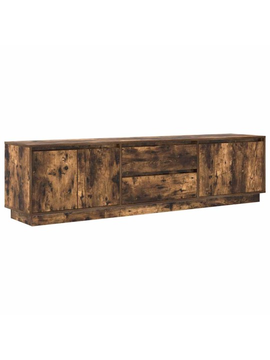 Tv-taso led-valoilla savutammi 193,5x41x50 cm