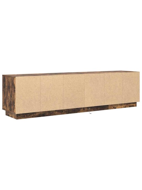Tv-taso led-valoilla savutammi 193,5x41x50 cm