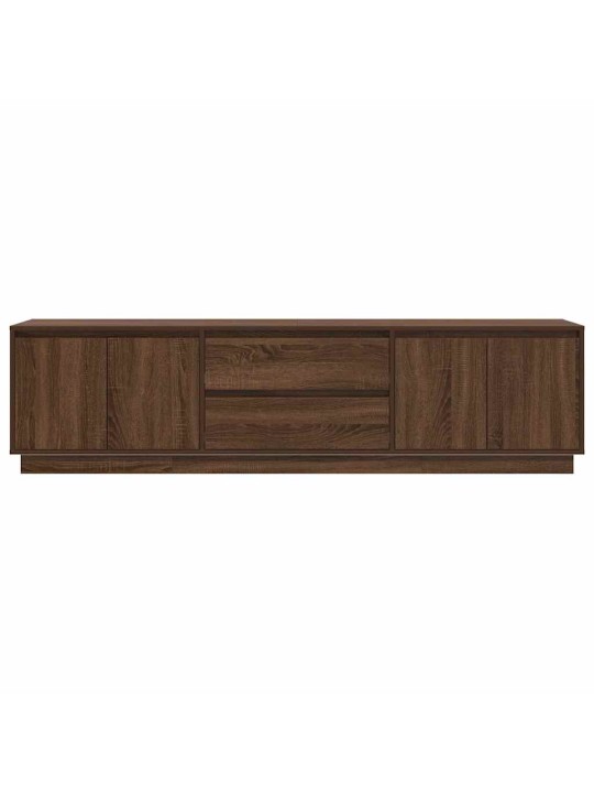 Tv-taso led-valoilla ruskea tammi 193,5x41x50 cm