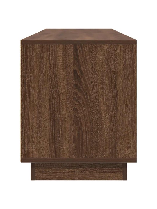 Tv-taso led-valoilla ruskea tammi 193,5x41x50 cm
