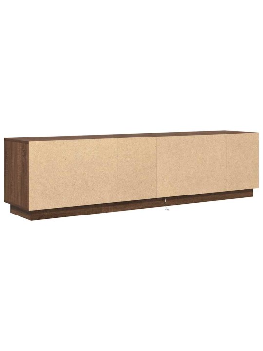 Tv-taso led-valoilla ruskea tammi 193,5x41x50 cm