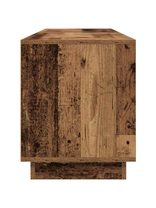 Tv-kaappi led-valoilla vanha puu 193,5x41x50 cm
