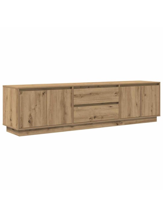 Tv-kaappi led-valoilla käsityöläinen tammi 193,5x41x50 cm