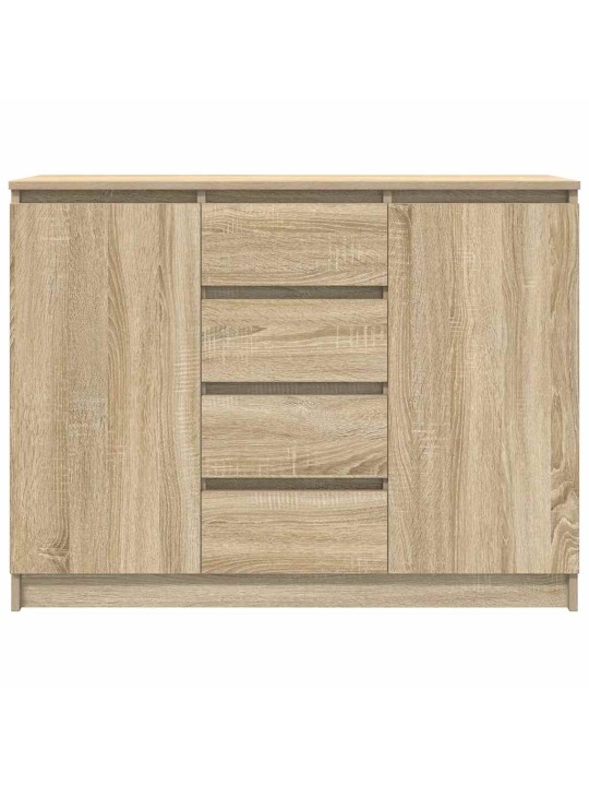 Senkki laatikoilla Sonoma-tammi 100,5x35x76 cm tekninen puu