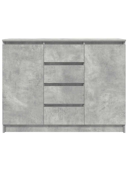 Senkki laatikoilla betoninharmaa 100,5x35x76 cm tekninen puu