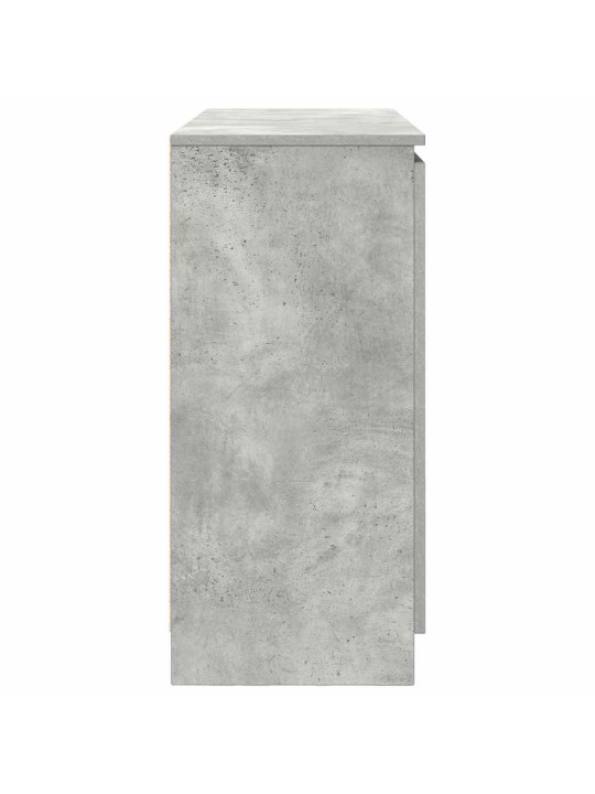 Senkki laatikoilla betoninharmaa 100,5x35x76 cm tekninen puu