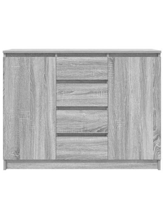 Senkki laatikoilla harmaa sonoma 100,5x35x76 cm tekninen puu
