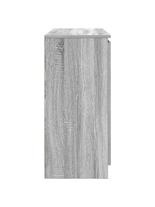 Senkki laatikoilla harmaa sonoma 100,5x35x76 cm tekninen puu