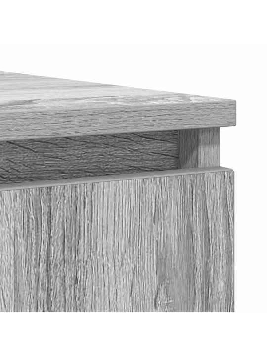 Senkki laatikoilla harmaa sonoma 100,5x35x76 cm tekninen puu