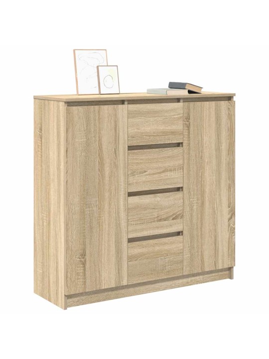 Senkki laatikoilla sonoma-tammi 100,5x35x98,5 cm tekninen puu