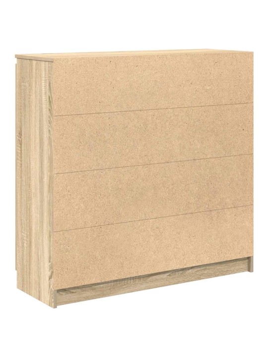 Senkki laatikoilla sonoma-tammi 100,5x35x98,5 cm tekninen puu