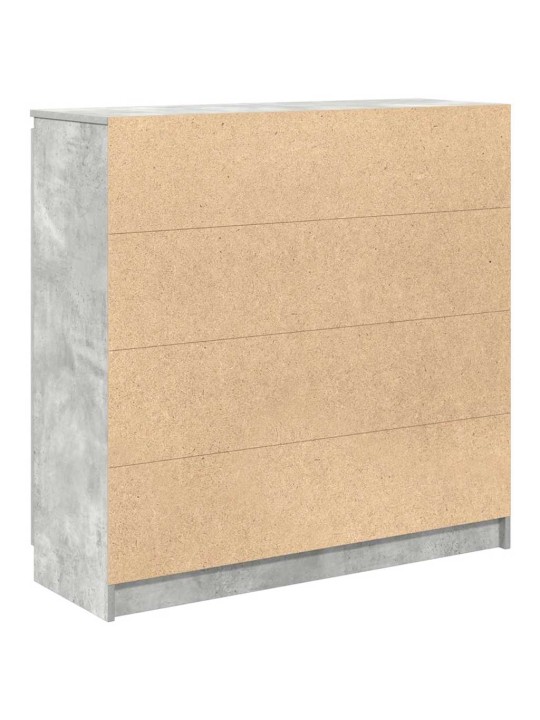 Senkki laatikoilla betoninharmaa 100,5x35x98,5 cm tekninen puu
