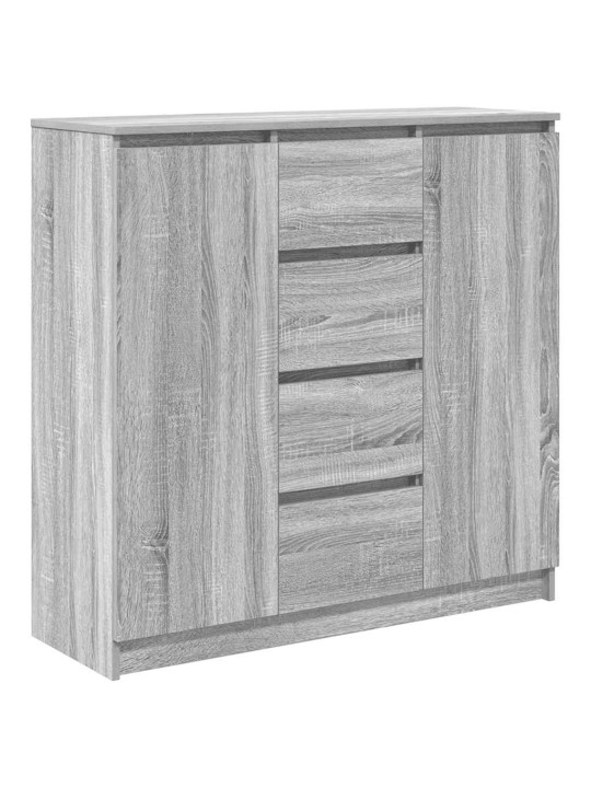 Senkki laatikoilla harmaa sonoma 100,5x35x98,5 cm tekninen puu