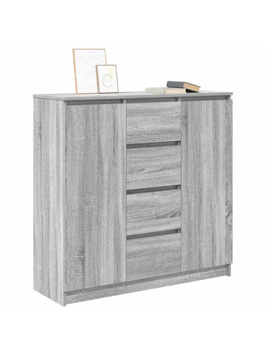 Senkki laatikoilla harmaa sonoma 100,5x35x98,5 cm tekninen puu