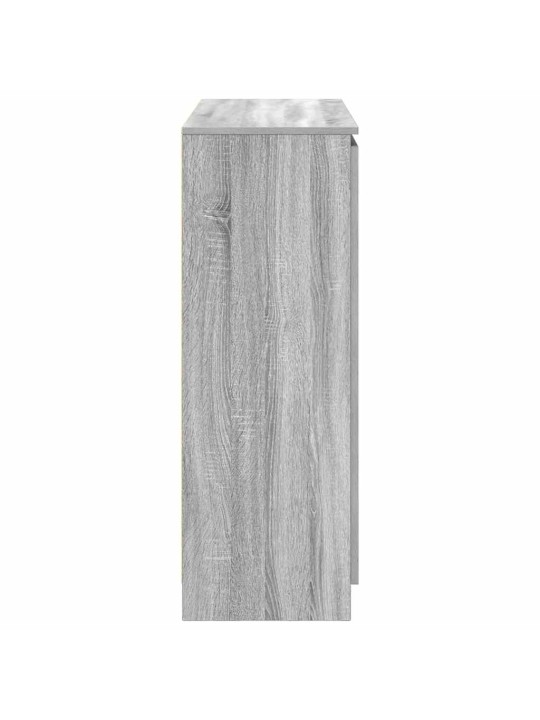 Senkki laatikoilla harmaa sonoma 100,5x35x98,5 cm tekninen puu