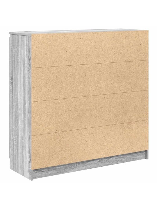 Senkki laatikoilla harmaa sonoma 100,5x35x98,5 cm tekninen puu