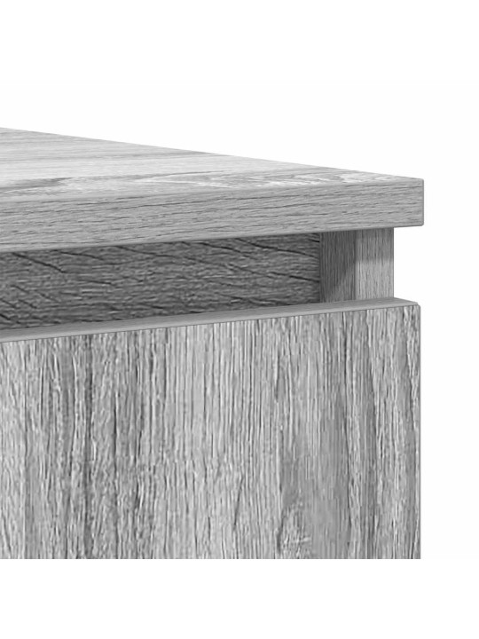 Senkki laatikoilla harmaa sonoma 100,5x35x98,5 cm tekninen puu