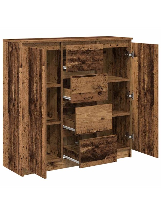 Senkki laatikoilla vanha puu 100,5x35x98,5 cm tekninen puu