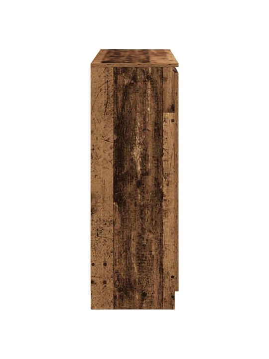 Senkki laatikoilla vanha puu 100,5x35x98,5 cm tekninen puu