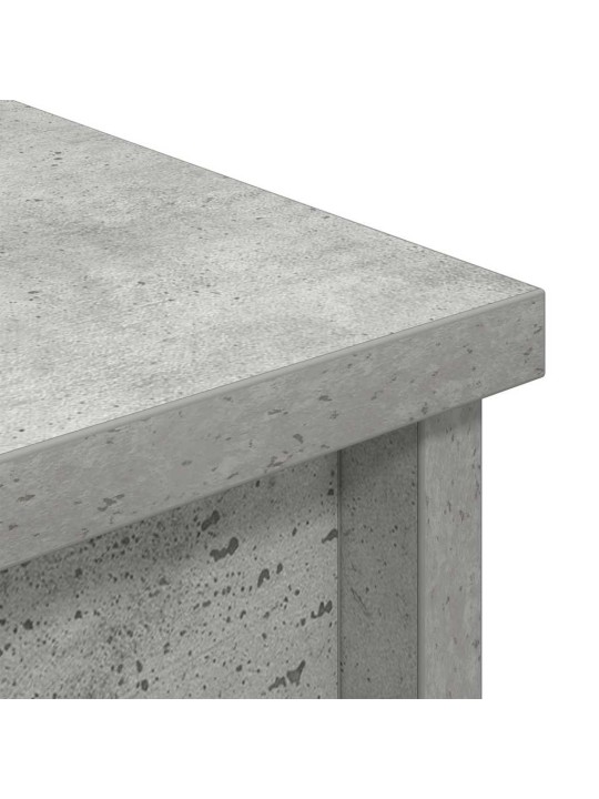 Kaappi betoninharmaa 50x35x180 cm tekninen puu