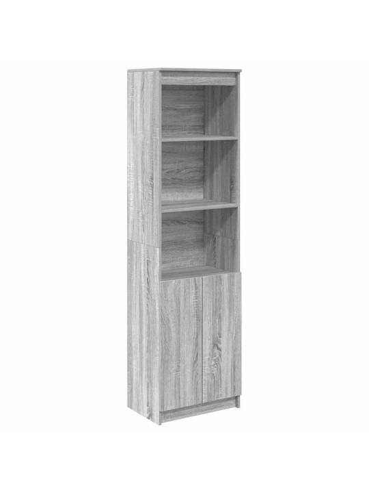 Kaappi harmaa sonoma 50x35x180 cm tekninen puu