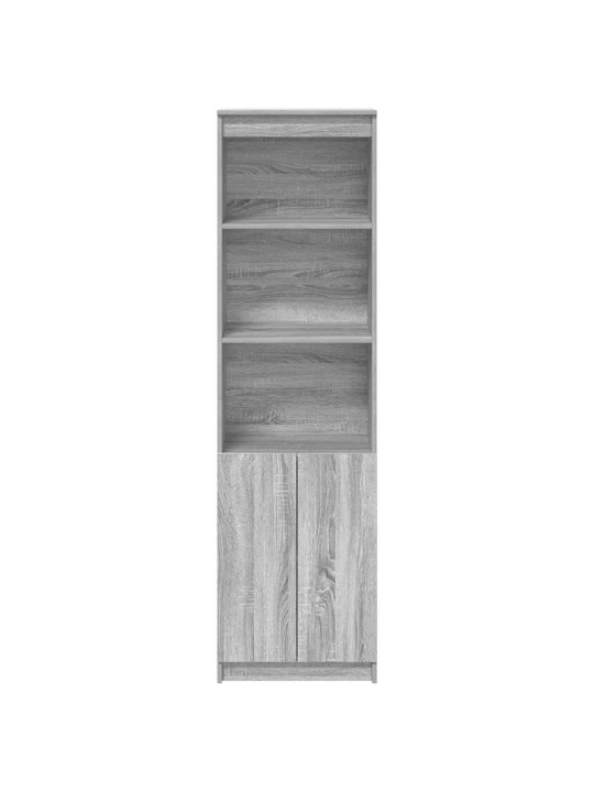 Kaappi harmaa sonoma 50x35x180 cm tekninen puu