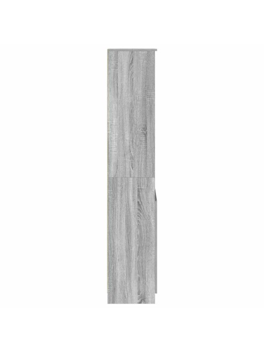 Kaappi harmaa sonoma 50x35x180 cm tekninen puu