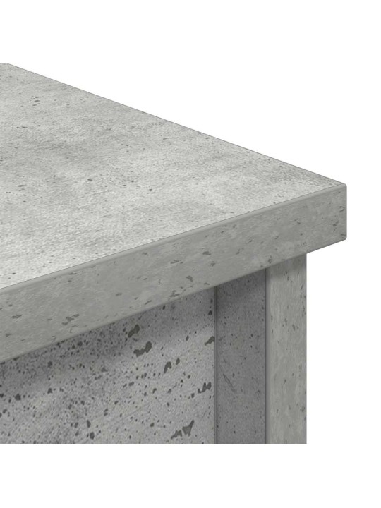 Kaappi betoninharmaa 70x35x180 cm tekninen puu