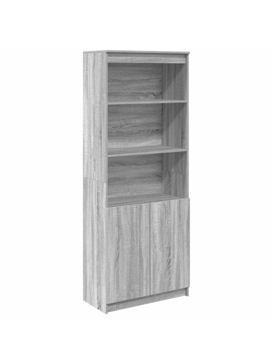 Kaappi harmaa sonoma 70x35x180 cm tekninen puu