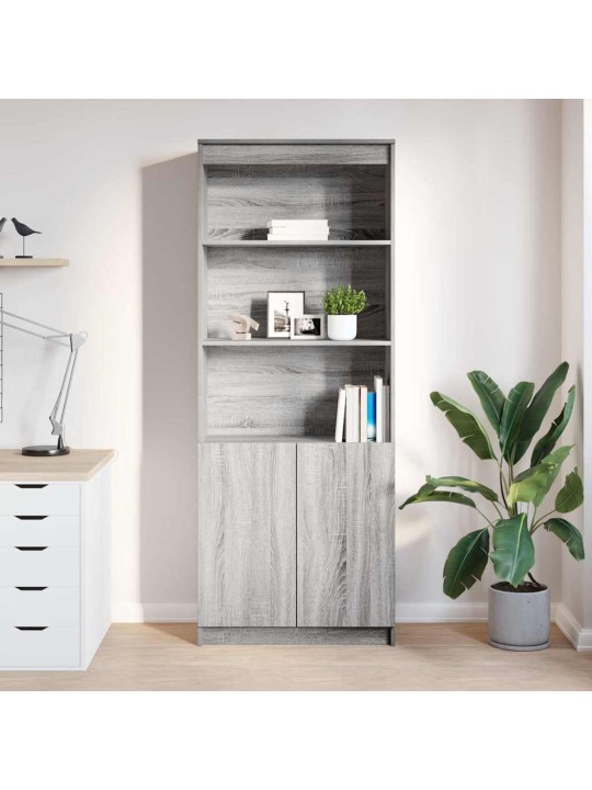 Kaappi harmaa sonoma 70x35x180 cm tekninen puu